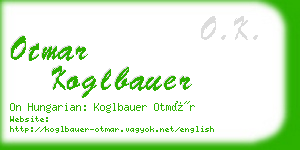 otmar koglbauer business card